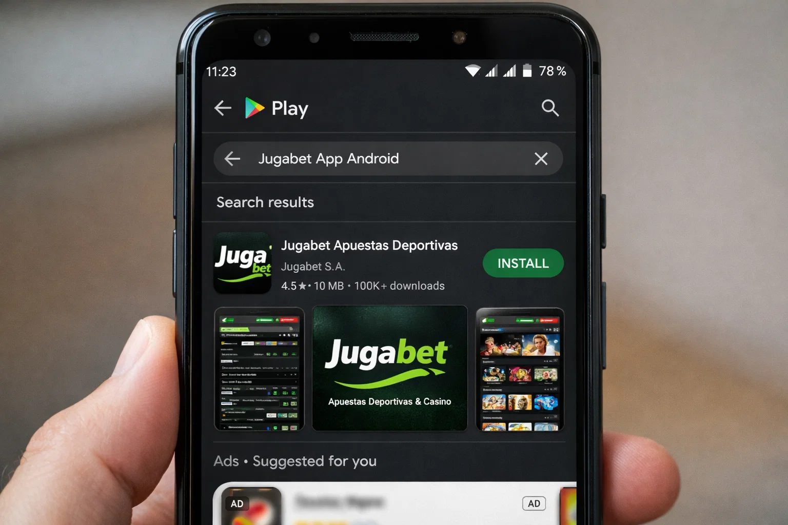 Jugabet App Android