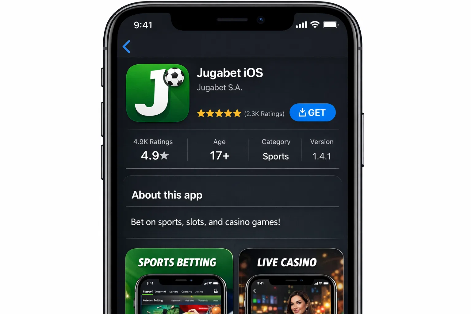 Jugabet iOS