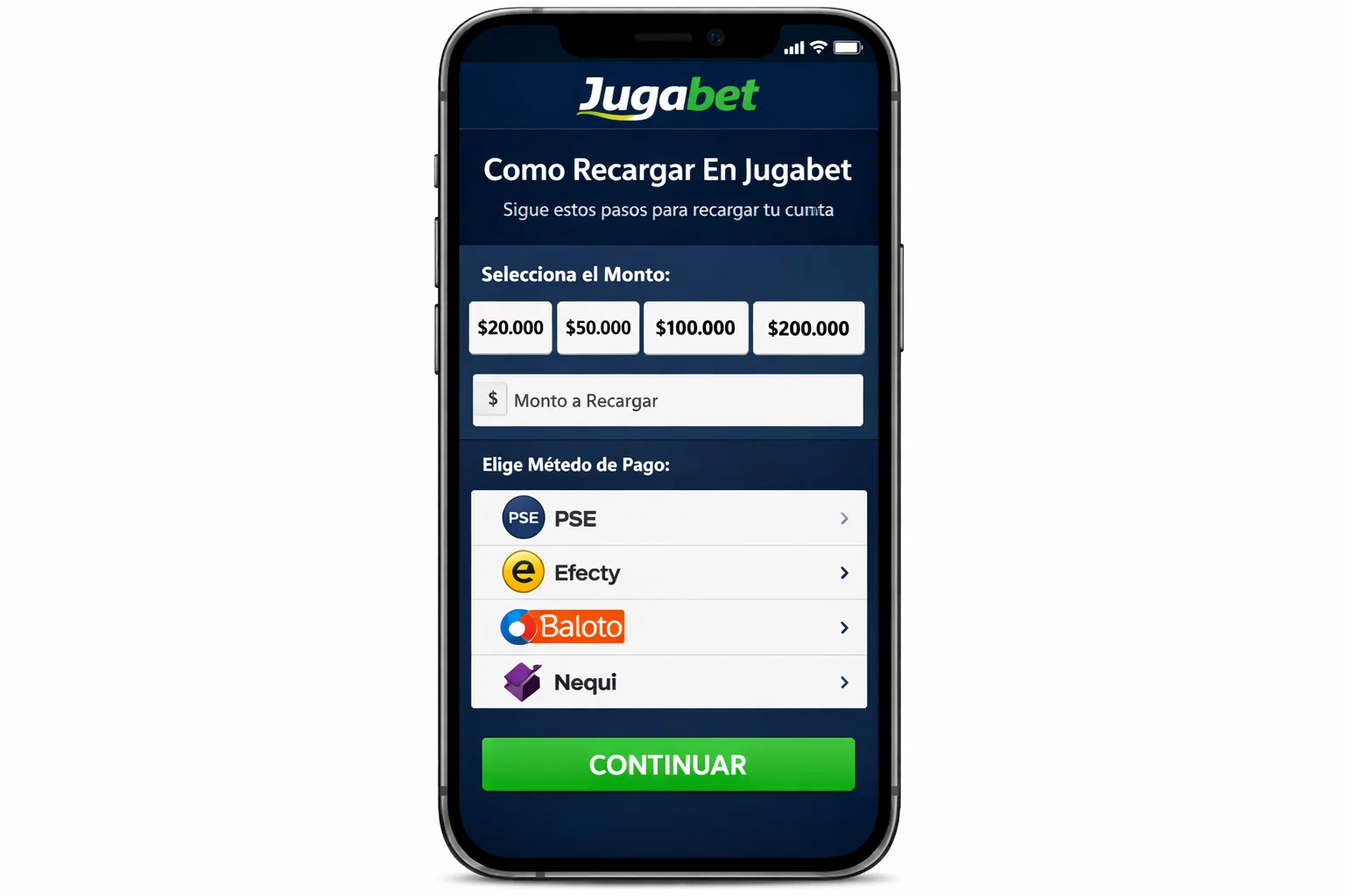 Tabla Con Métodos De Depósito En Argentina